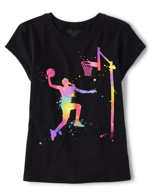 Girls Basketball Tops & T-Shirts.