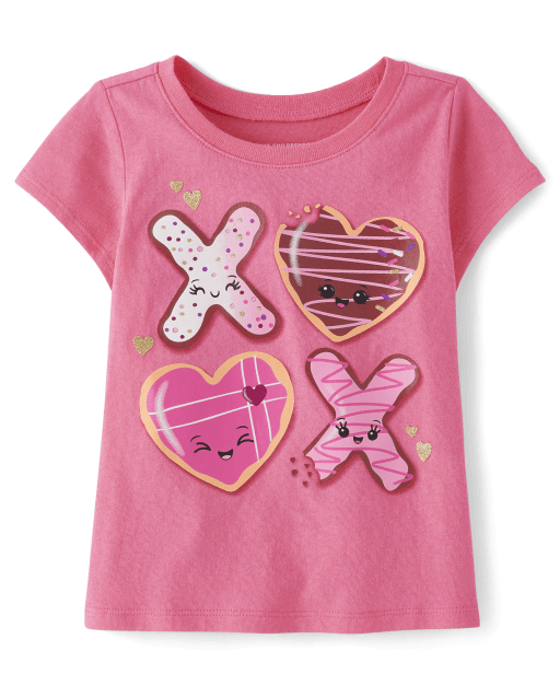 Noppies Baby Mädchen Langarmshirt Valentine - Bio Baumwolle