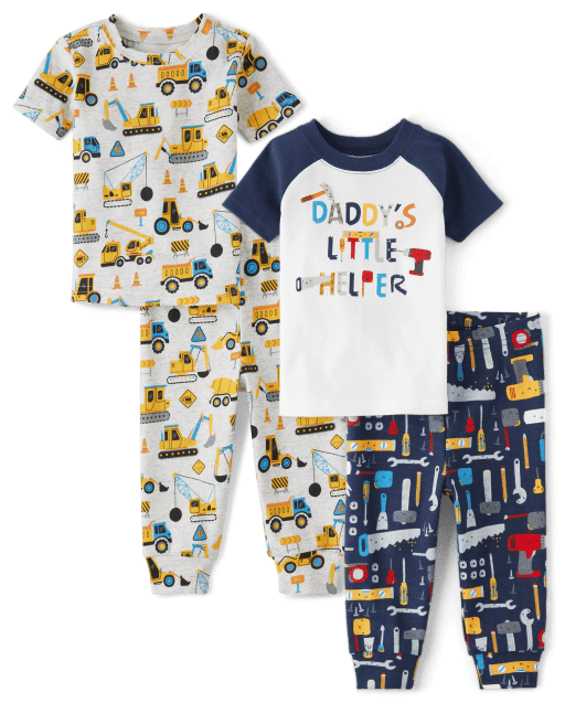 Construction pajamas 4t best sale