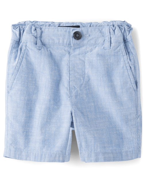 Baby And Toddler Boys Crosshatch Woven Chino Shorts WHIRLWIND The Children s Place