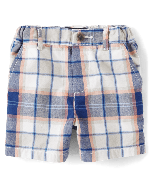 Baby And Toddler Boys Plaid Woven Chino Shorts The Children s