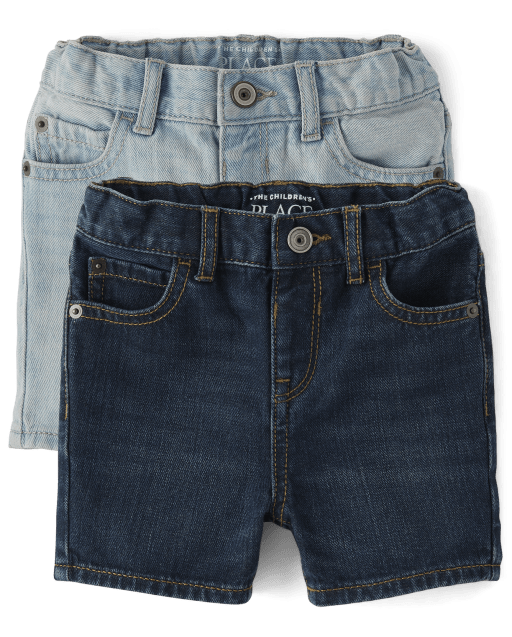 Little boys jean shorts sales