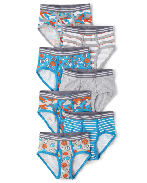 Toddler Boys Train Briefs 7-Pack  The Children's Place - SPRINGBLUE