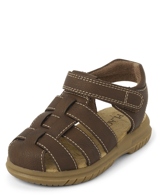 Toddler Boys Fisherman Sandals | The Children's Place CA - BROWN