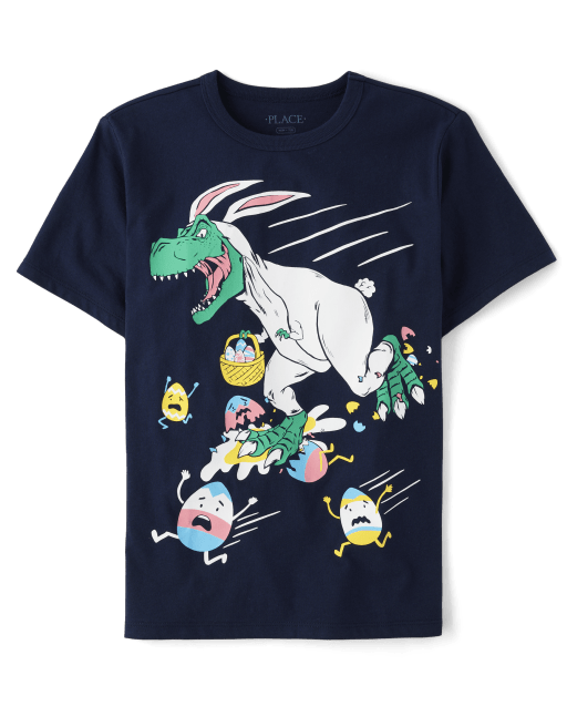 [ LMC]★DINO TEE Boys Long Sleeve Rad Dino Graphic Tee - GREEN | The