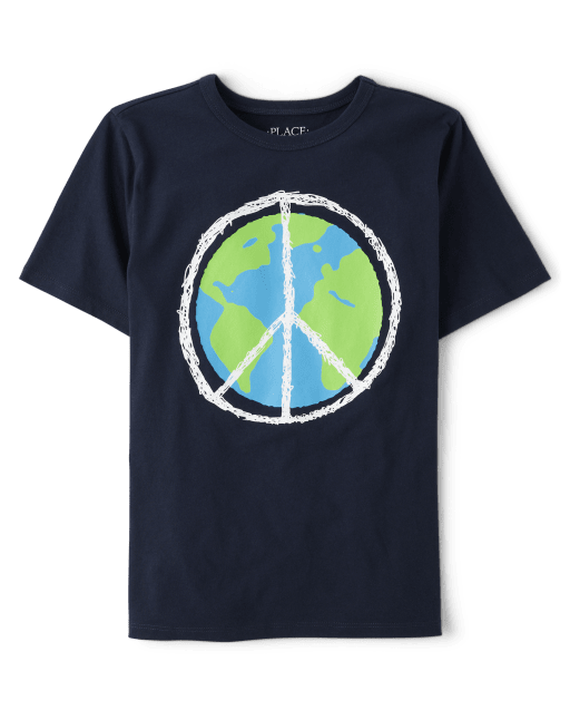 Boys Short Sleeve Earth Day Graphic Tee The Children's Place TIDAL