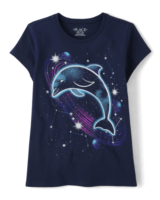 Girls dolphin shirt outlet