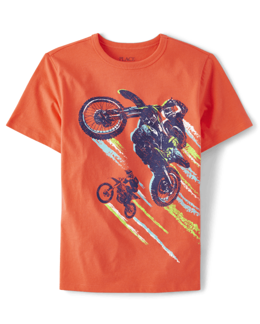 Boys dirt top bike shirt
