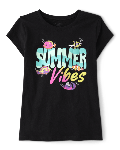 Summer Vibes Kids Tee