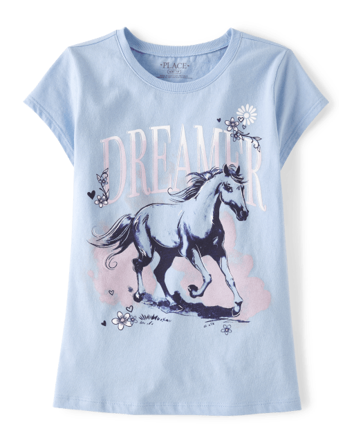 Girls Horse Shirt Girls Horse Shirt