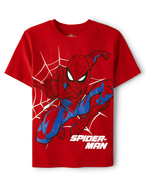 Boys Short Sleeve Spider-Man Graphic Tee | The Children's Place ...