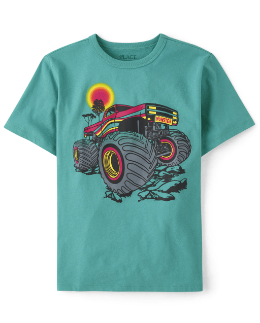 Monster Jam Trucks Boys 3 Pack Graphic T-Shirts Toddler
