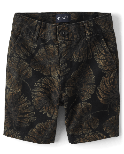 A2Z 4 Kids® Boys' Black Chino Shorts - Summer Knee Length Half Pants, Ages 2-13 Years