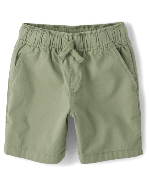 Green jogger shorts online