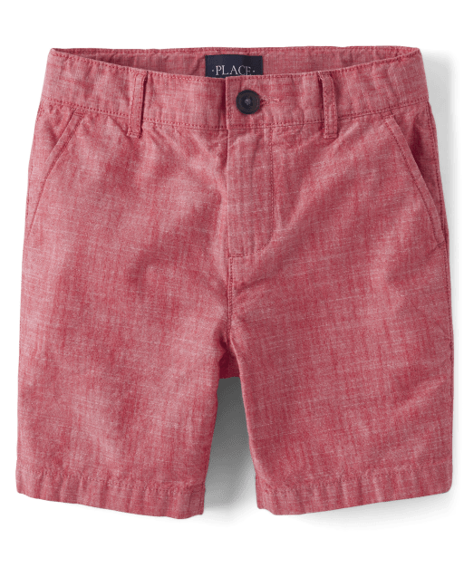 Boys Textured Chino Shorts SUNBURN The Children s Place