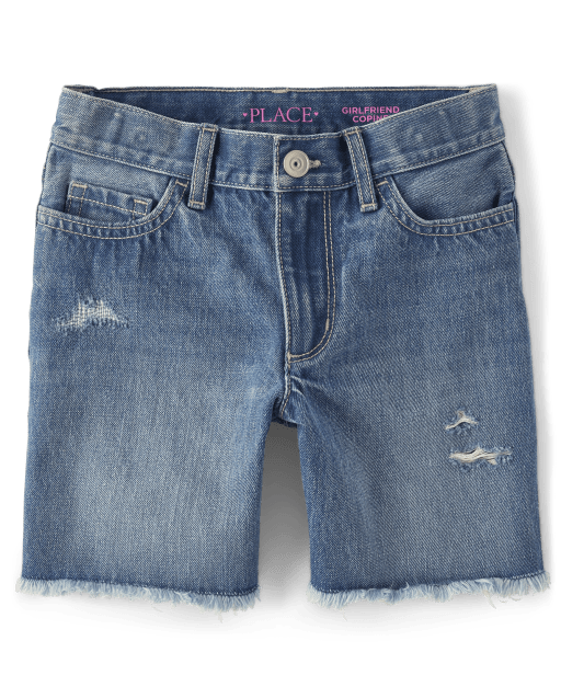Girlfriend denim shorts discount