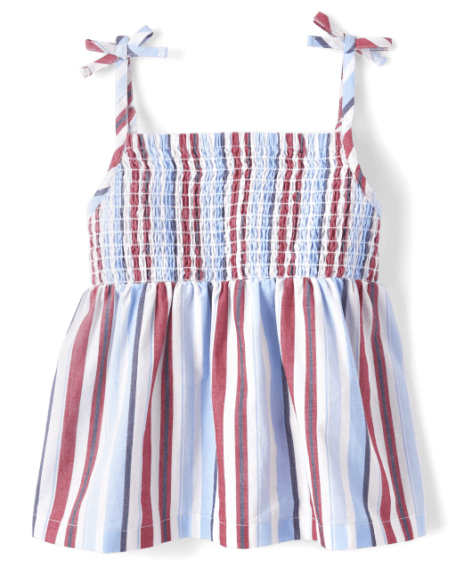 トップス CLANE SMOCKING STRIPE TOPS CA976_YD5422?$crop1254$