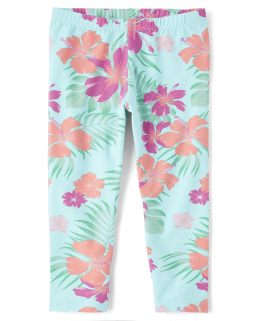 Nautinati's Girls' Cotton Printed Stripes Leggings