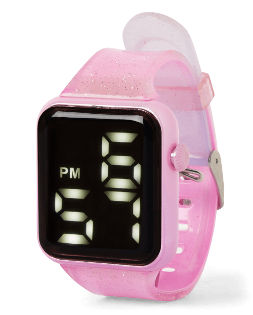 Pink 2025 led watch