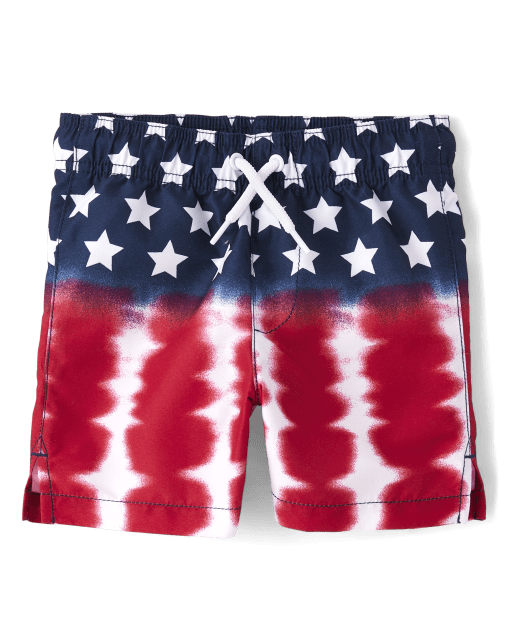 Baby boy flag swim trunks discount