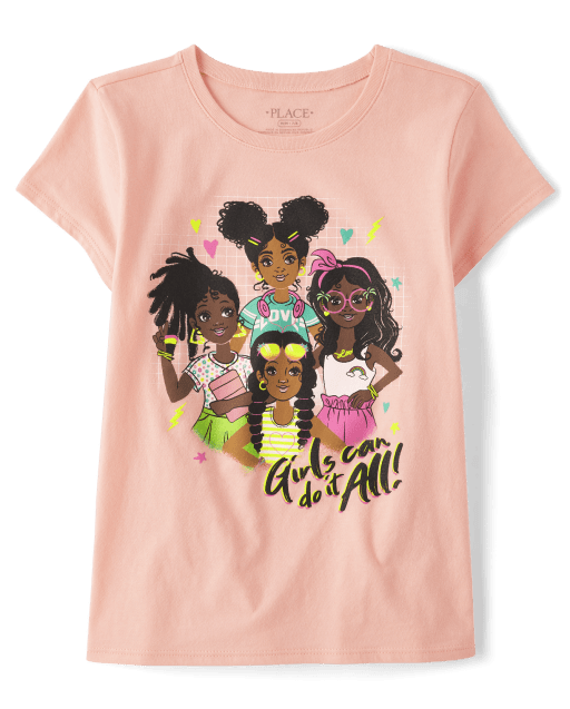 【PORTERNA】25SS★ PRTN)CHILL GIRL Graphic Short Sleeve T Baby And Toddler Girls Short Sleeve Small Town Girl Graphic