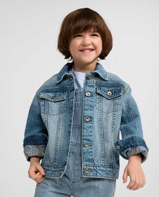 Baby And Toddler Boys Denim Jacket - Blue