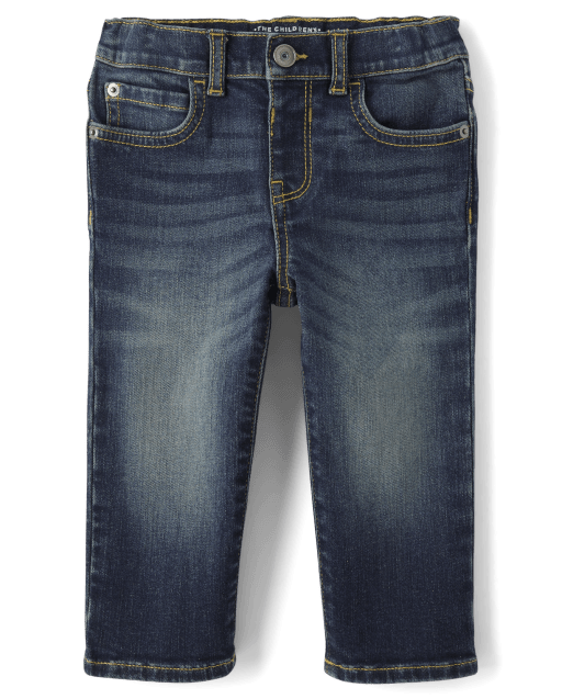 Baby Boys Classic Washed Denim Jeans Pant – Premium Quality main image 1