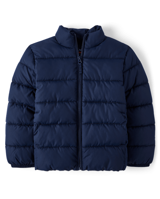Boys Long Sleeve Puffer Jacket BLUE The Children s Place