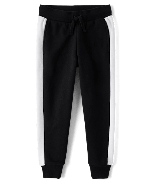 Boys striped joggers cheap