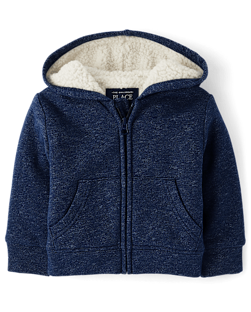 Sherpa lined hoodie toddler boy sale