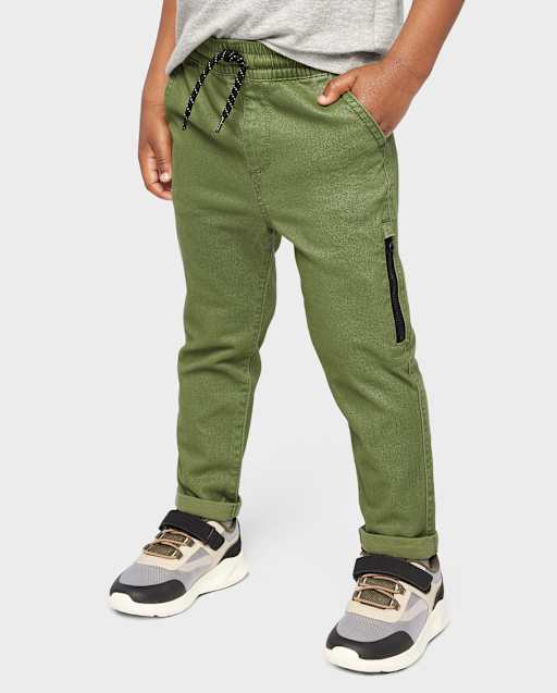 Pantalon Fille Gymboree 12-18 Mois - Motif Garden Friends - Ourlet Denim - NEUF Avec étiquettes