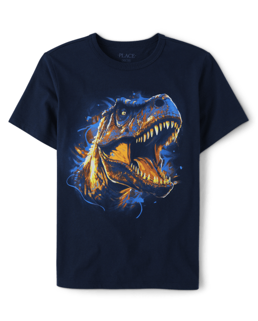[ LMC]★DINO TEE Volcom Big Boys 4-7 Short Sleeve Arthur Dino Graphic T-Shirt