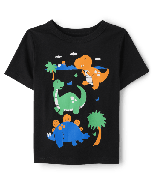 Little M Short Sleeve T-Shirt Print Dino main image 1