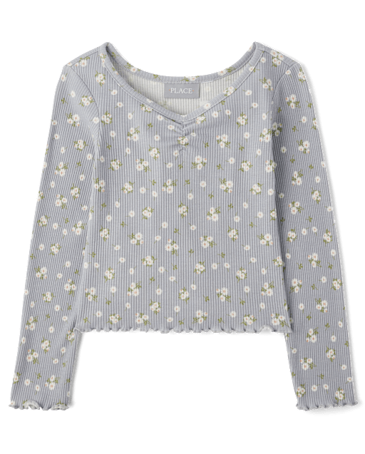 トップス SOOR PLOOM Frill Tee, Frolic Print 4y Soor Ploom（ソーアプルーム）／FRILL TEE