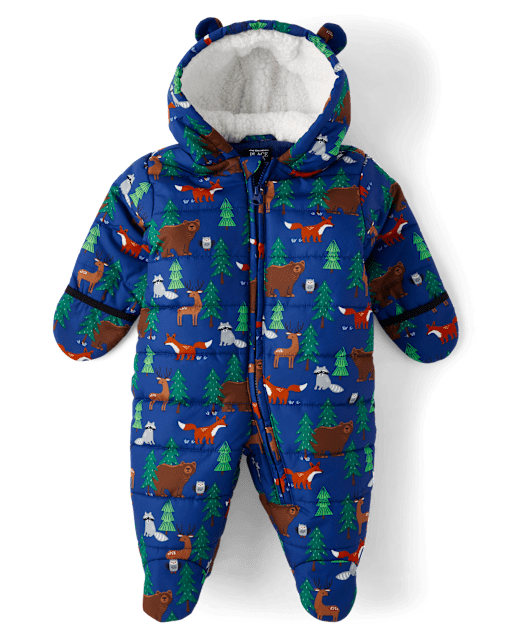 Children's place baby snowsuit shop