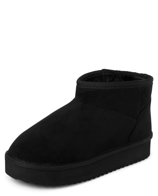 Girls Low Platform Teddy Boots | The Children's Place