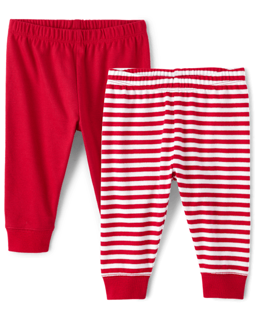 Striped baby pants top
