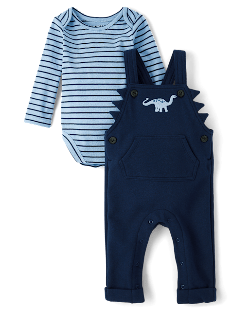 Monster Play Baby Overalls