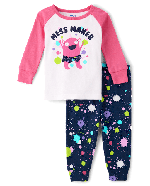 Monster pajamas toddlers hotsell