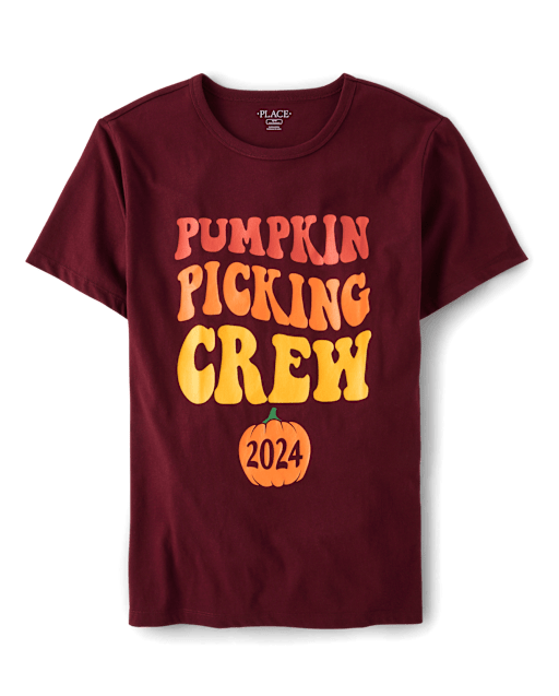 ★2024SS新作★RONRON★PUMPKIN PUFF T SHIRT Men's The Nightmare Before Christmas All Hail the Pumpkin