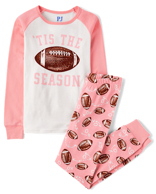 Girls football pyjamas discount