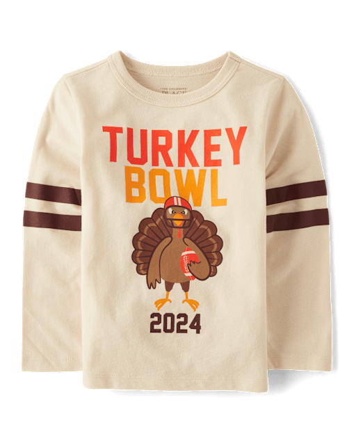 Baby And Toddler Matching Family Long Sleeve Thanksgiving Turkey