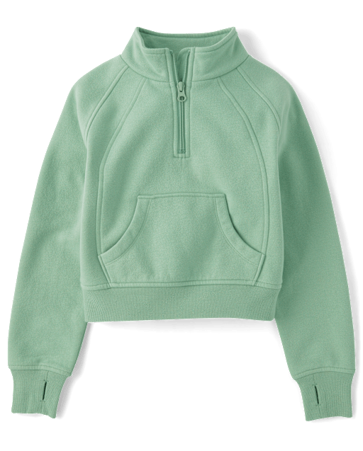 Half zip pullover girls hotsell