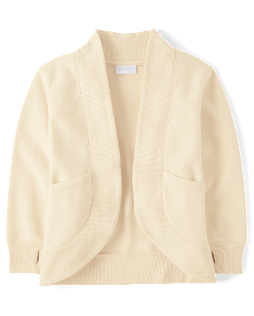 Open fleece cardigan online