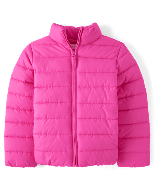 Girls pink puffer hotsell
