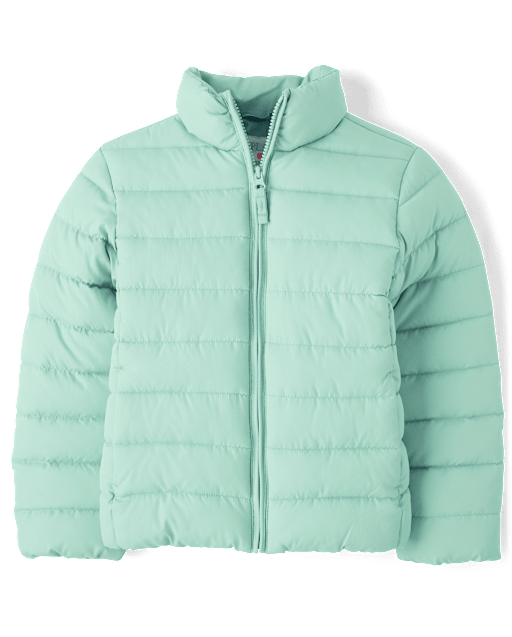 Girls Long Sleeve Puffer Jacket WINTERMINT The Children s Place CA