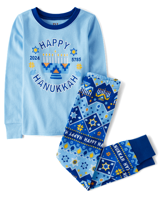 Family matching hanukkah pajamas clearance