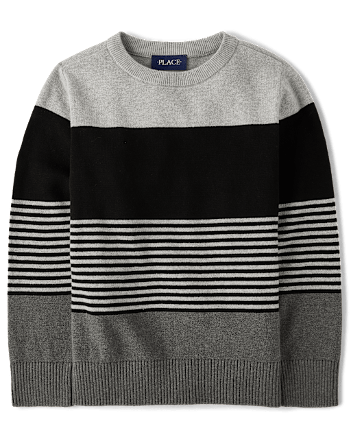 Boys Wide Stripe Sweater