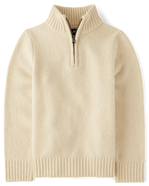 Boys Long Sleeve Half Zip Sweater HAY STACK The Children s Place CA