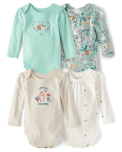 Newborn Baby Girl Clothes 0-18M Newborn Infant Baby Boy Girls Long